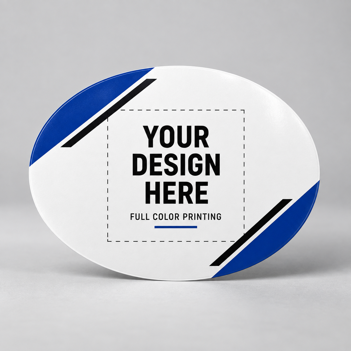 Oval Sticker